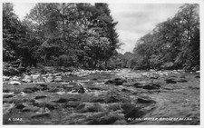 Allan Water Bridge Of Allan Scotland Postcard c1956 RP