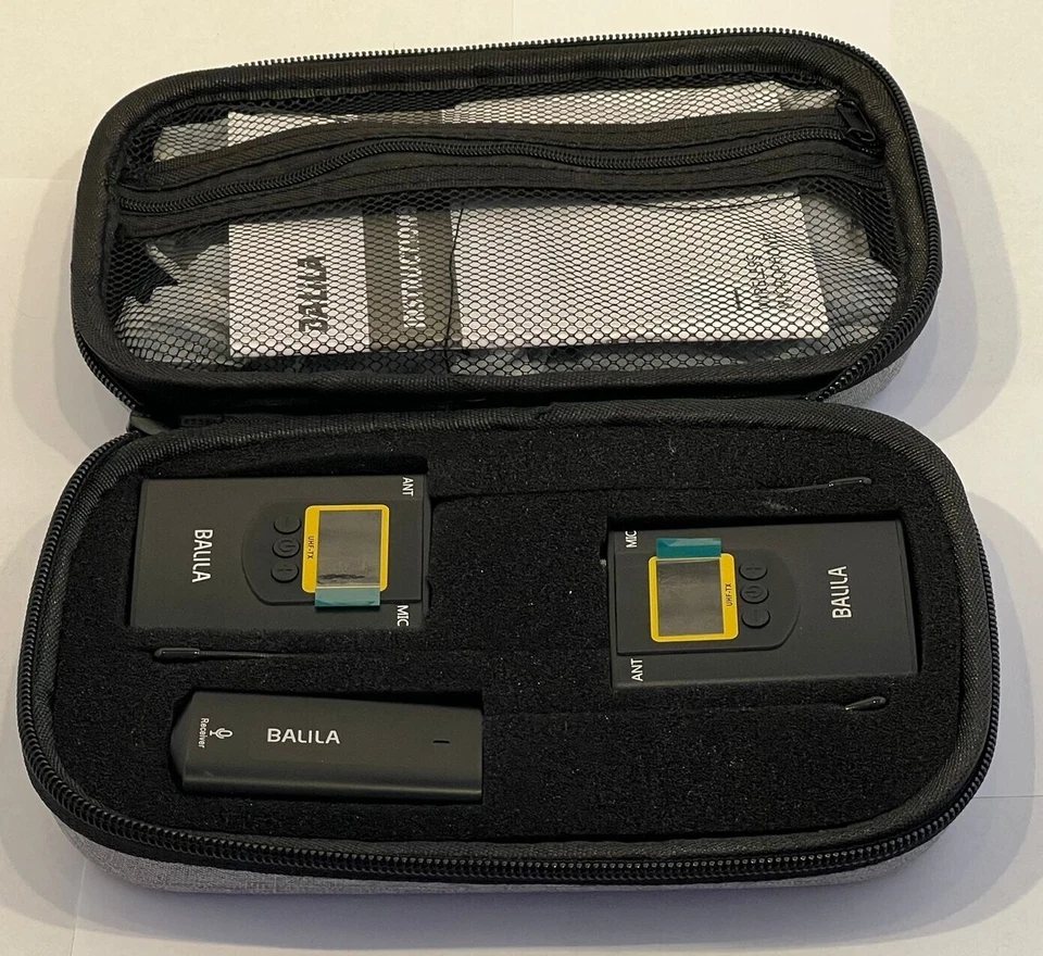 Balila Kabelloses Lavalier Mikrofon für Android Smartphone – UHF Dual - Bild 3 von 4