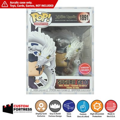 Custom Acrylic Hard Case for Funko Pop Premium Suguru Geto #1891 Box