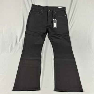 Rag & Bone Jeans Bootcut 34 x 34 Black Cotton Spandex NWT MSRP $198