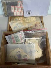 AB00 Saargebiet 1920-35 & Saarland Nachlass Fundkiste – Dienstmarken Stempel