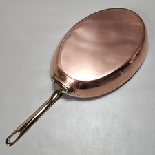 Mauviel Copper Fish Fry Oval Pan 10 1/2 x 7 France