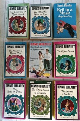 Dennis Wheatley Books Roger Brook Stories Bundle Joblot 