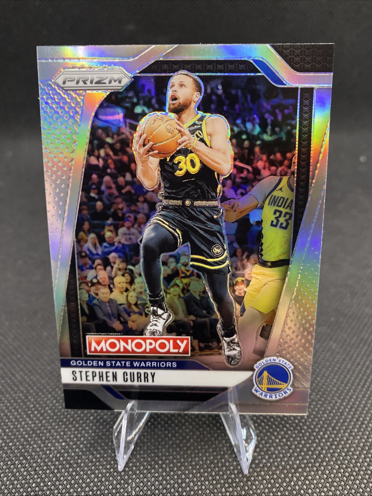 2024-25 Panini Prizm True Silver #134 Stephen Curry Golden State Warriors .