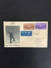 India 1953 “Mount Everest” Airmail Stamp First Day Cover Used.