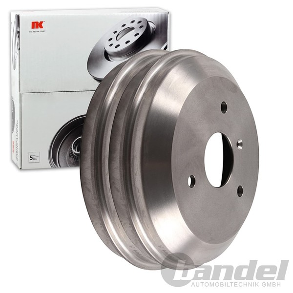 2X NK 203Mm Bremstrommeln Hinten Passend FüR Smart Cabrio CITY-COUPE Crossblade-image