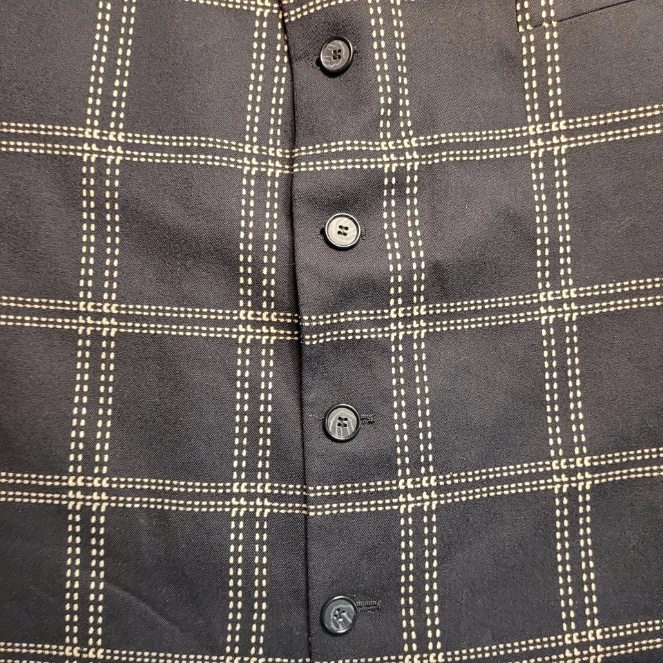 Casaco masculino Steve Harvey Collection blazer preto 49L lã bordado SH7007 - Imagem 3 de 4