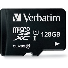 Verbatim microSD 128GB up to 90MB/s UHS-1 U1 Class 10 with reliable domesti 73