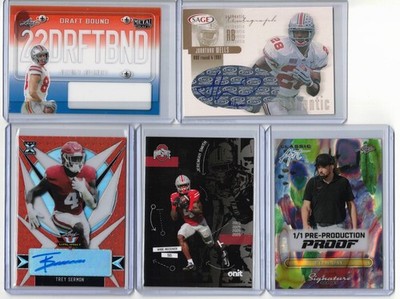 Ohio State Buckeyes 10 card lot auto 1/1 Ryan Day Jeremiah Smith Julian Sayin