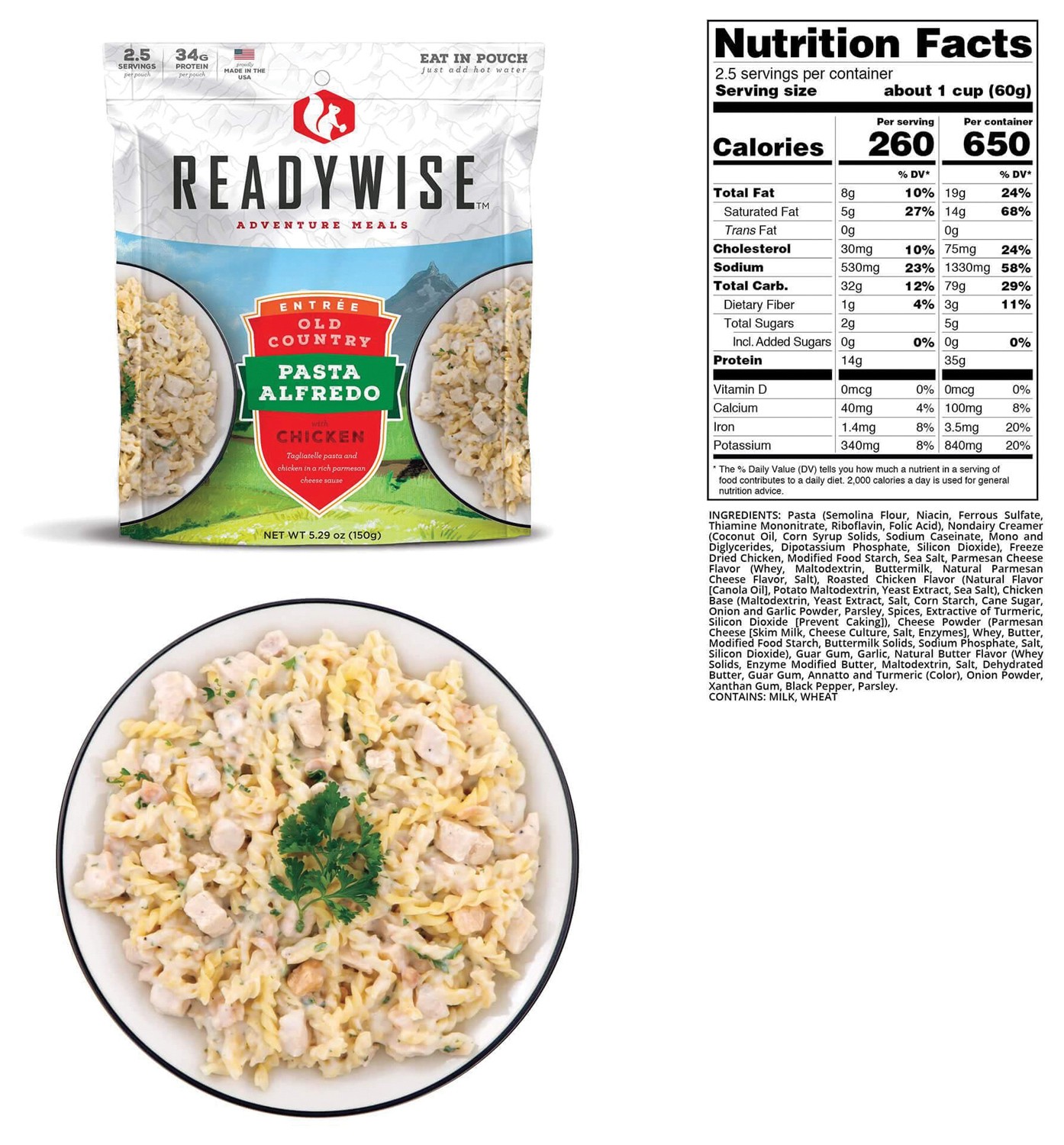 Готовые блюда для гурманов Паста Олд Кантри блюда Альфредо 4090₽