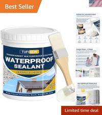 Transparent Waterproof Coating, 35 Oz Invisible Waterproof Agent Indoor Out...