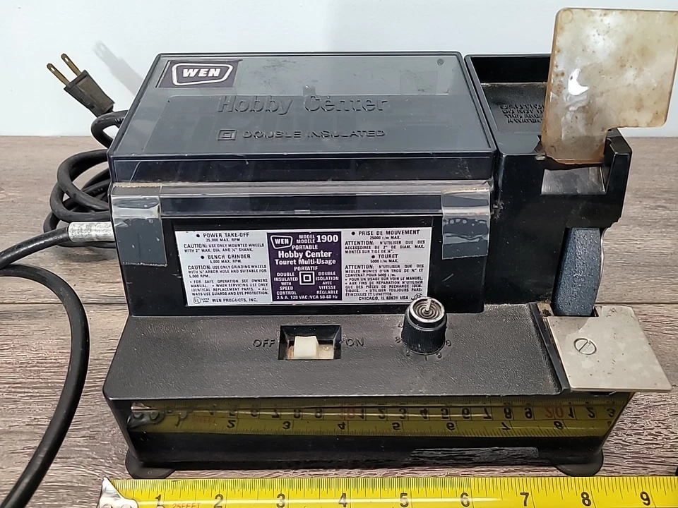 Wen Portable Hobby Center 1900 Bench Grinder & Rotary Tool Variable Speed - Image 2 of 4