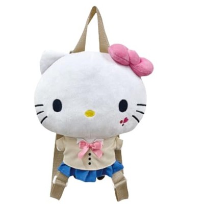 I-Planning Sanrio Hello Kitty Gyarurinu Plüsch Rucksack Strickjacke leicht süß
