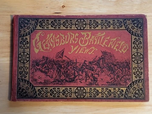 Civil War Gettysburg William Tipton 28 page 1880's Photograph Souvenir Book