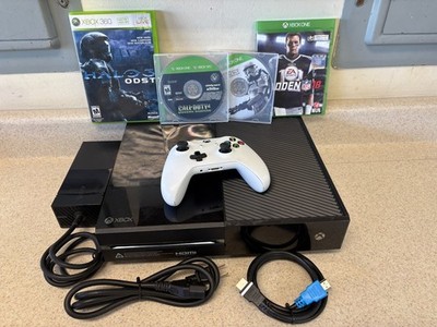 Microsoft Xbox One  500 GB Black Console 1540 w/ Controller & 4  Games