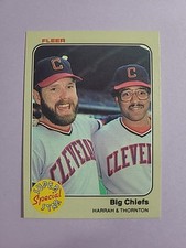 Toby Harrah Andre Thornton 1983 Fleer Baseball Card # 635 K0216