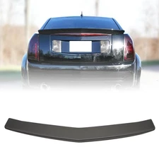 Trunk Spoiler Compatible with 2003-2007 Cadillac CTS Sedan ABS Painted Matte