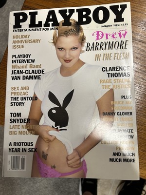 Playboy magazine January 1995 Drew Barrymore Very good condition | eBay