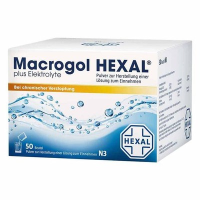 Macrogol HEXAL plus Elektrolyte Pulver · 50 St · PZN 08875436