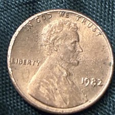 1982 Large Date Lincoln Penny Copper Coin Double Die Collector Error