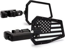 UTV Side Mirrors Fits 1.75"-2 Inch Roll Bar Cage, Heavy-Duty Aluminum Rear View