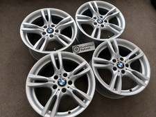 BMW 18” 400M Alloy Wheels: Gloss Silver - Fits F30 F32 F36 E90 E92 E93