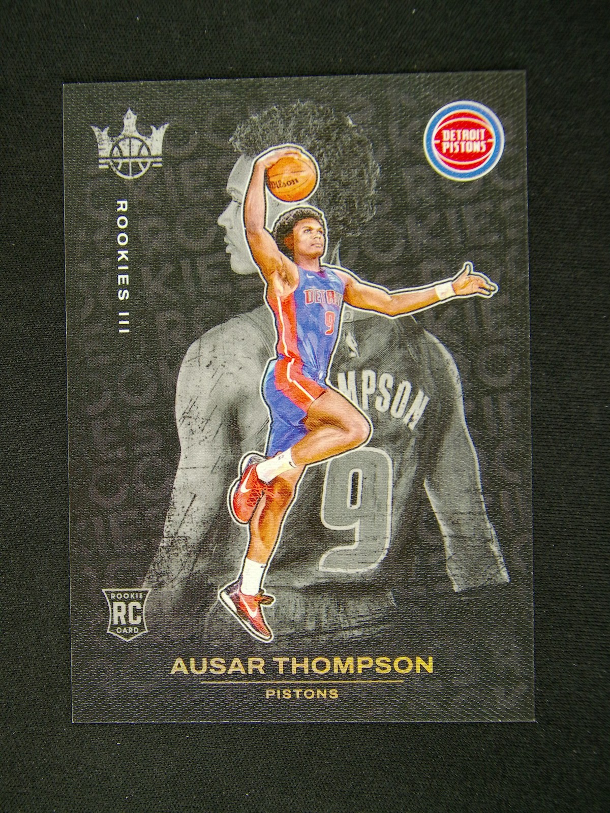 2023-24 Panini Court Kings Ausar Thompson #149 RC Rookies III Level 3 SSP