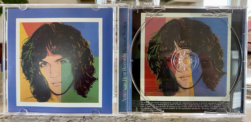 Billy Squier Emotions in Motion CD 1982 Rare American Beat 2007 Like New! Foto 4 de 4
