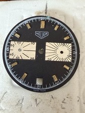 HEUER Quadrante Cronografo Valjoux Cal. 7734 29,50mm Chronograph Dial Vintage