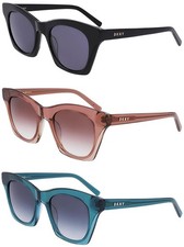 DKNY Women's Chunky Rim Geometric Cat-Eye Sunglasses - DK541S