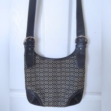 Coach vintage Y2K Soho mini C signature slim hippie bag EUC 6836