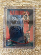 2022-23 Panini Donruss Optic Raining 3’s Fred VanVleet #10 Red Wave Prizm