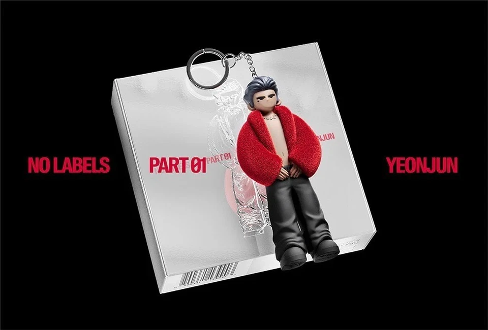TXT YEONJUN [NO LABELS: PART 01] 1st Mini Album FIGURE Ver./CD+4 Photo Card+GIFT - Image 4 of 4