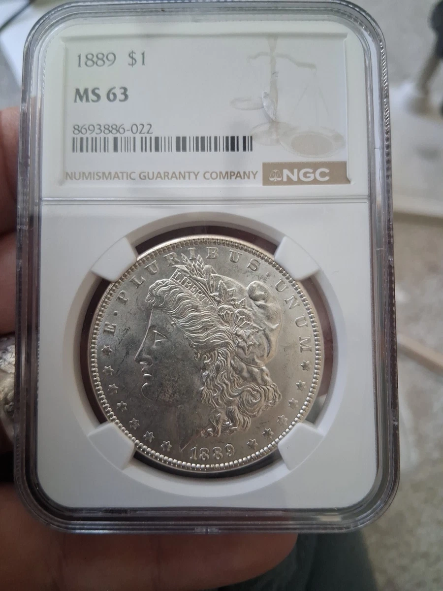 MS 63 Graded 1889 Year Morgan US Dollars (1878-1921) for sale | eBay