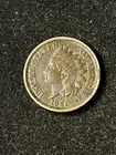 1861 indian head cent Xf Details