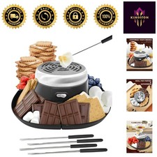 Portable Electric S'mores Maker with Removable Tray - Perfect for Gatherings