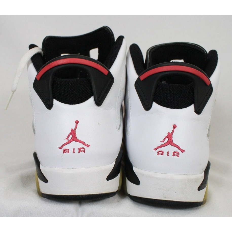 Air Jordan 6 Retro Infrared 2009 White Red Black Youth 7Y Sneakers Jordan 6  main image 4