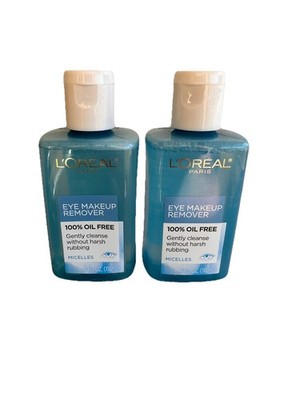 2x New  L'Oreal Paris Gentle Eye Makeup Remover 100% Oil Free 4oz