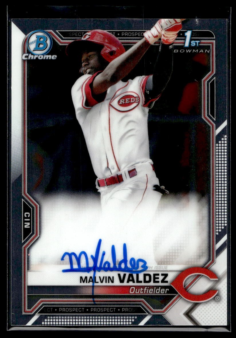 2021 Bowman Chrome #CPA-MV Malvin Valdez Prospect Autographs - Auto