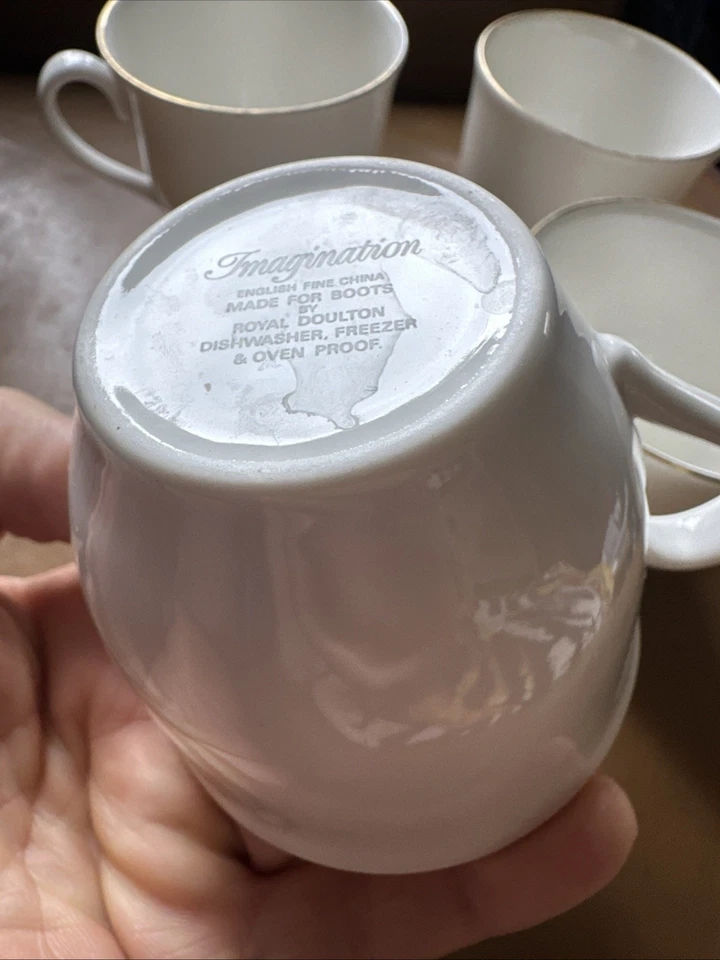 Bin 4 X ROYAL DOULTON IMAGINATION CREAM CUPS - Image 3 of 4