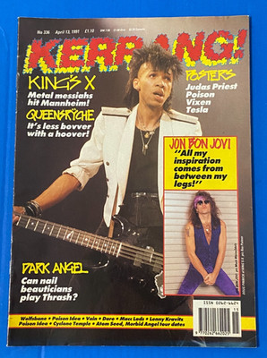Kerrang #336 British Heavy Metal Magazine King's X Christian Metal