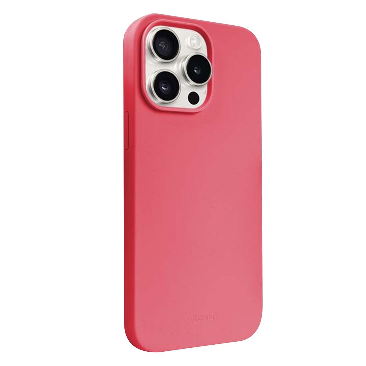 Coque iPhone 15 Pro rose antichoc avec silicone noble