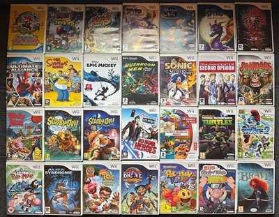 Nintendo Wii Super Mega Videogame Collection Rara Games Mario Sonic Spyro