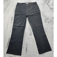 Vintage NorthCrest Pants Womens 14 Gray High Rise Bootcut Flare Leg Stretch