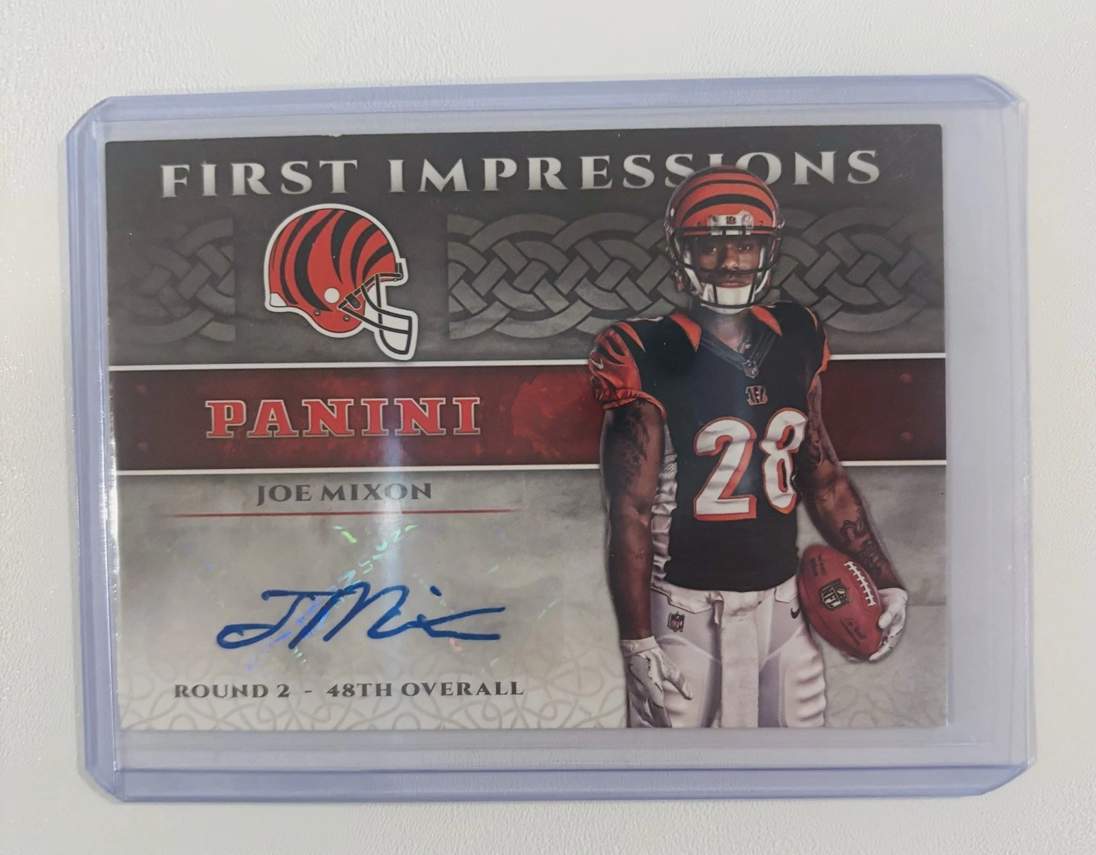 Joe Mixon Panini First Impressions Autograph #FIJM Base