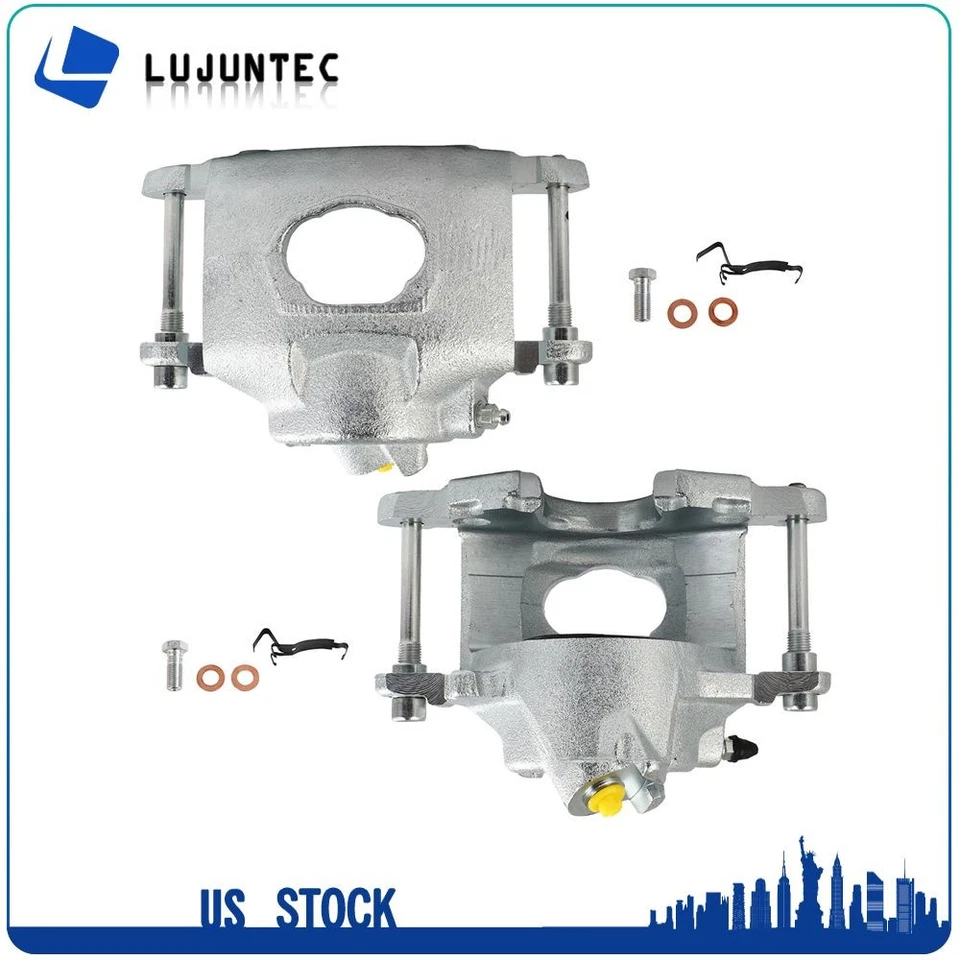 Pair Front Left Right Disc Brake Calipers For 1973-1976 Chevy Malibu Monte Carlo - Image 4 of 4