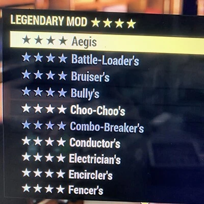 Fallout 76 Xbox Any 4 Star Mod ⭐️⭐️⭐️⭐️