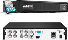 H.265 5MP 3K Lite 8 Channel CCTV DVR Recorder, AI Human Vehicle Detection, Aler