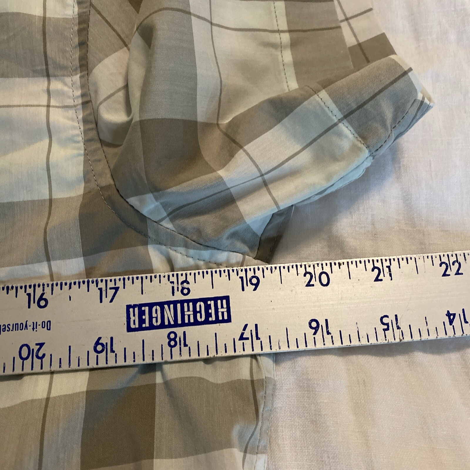 ARC'TERYX Camicia uomo Arcteryx small a quadri manica corta bottone outdoor logo ricamato