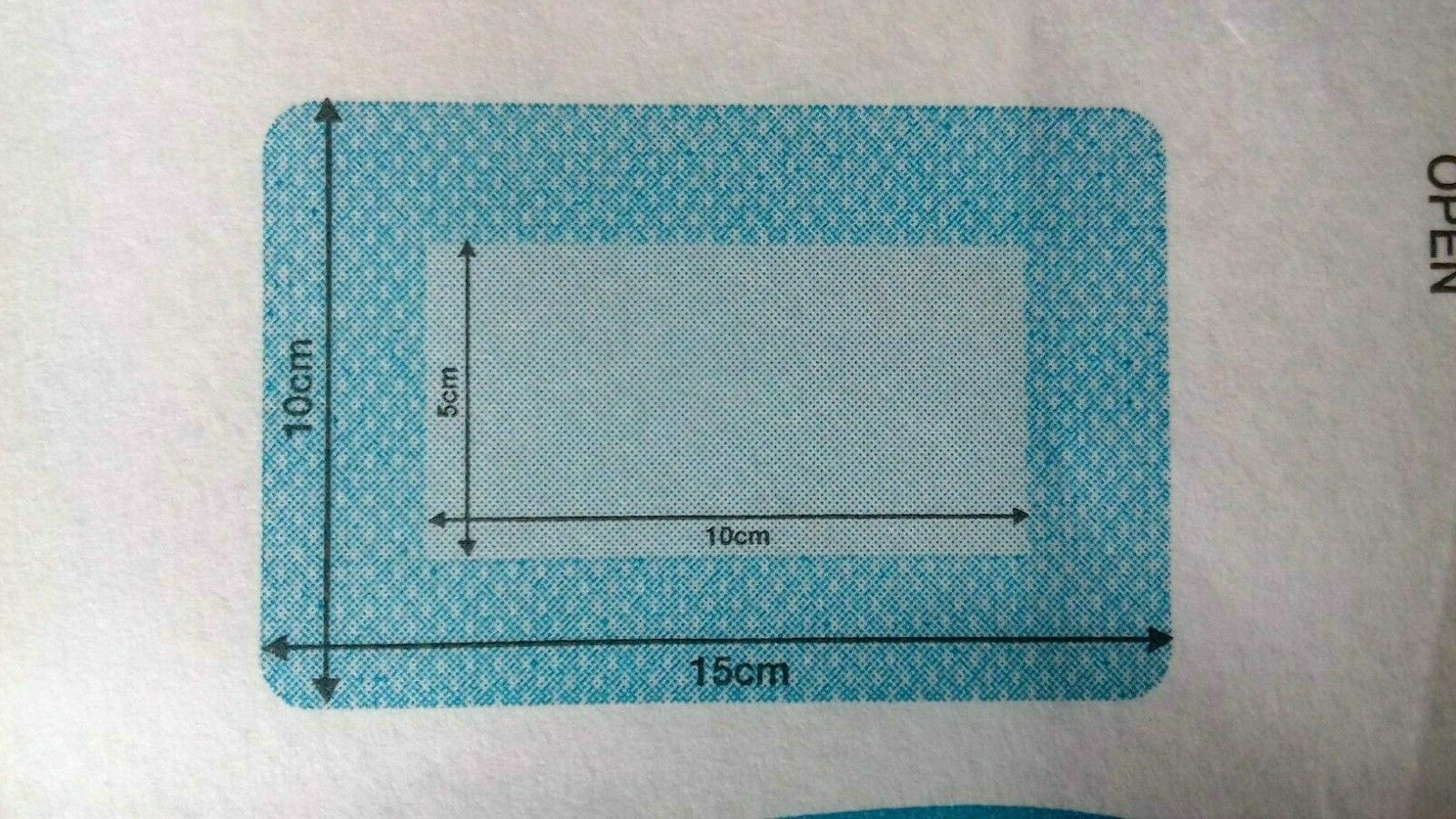2x Softpore Adhesive Surgical Dressing. 10cm x 15cm. 803115. FAST